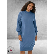 KAFFE CURVE Jurk Lini Bering Sea